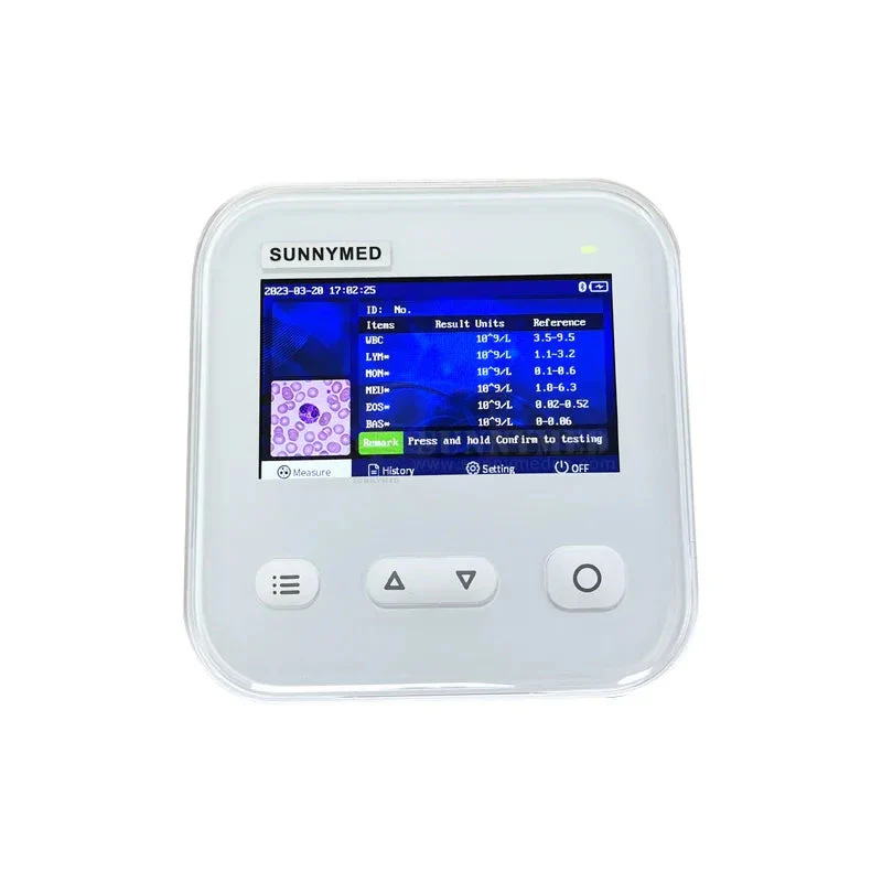 YISY-B2001 Portable POCT Dry 5 Part Diff WBC White Blood Cell Analyzer With LCD Screen - Image 3