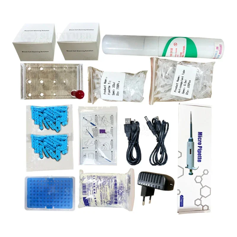 YISY-B2001 Portable POCT Dry 5 Part Diff WBC White Blood Cell Analyzer With LCD Screen - Image 7