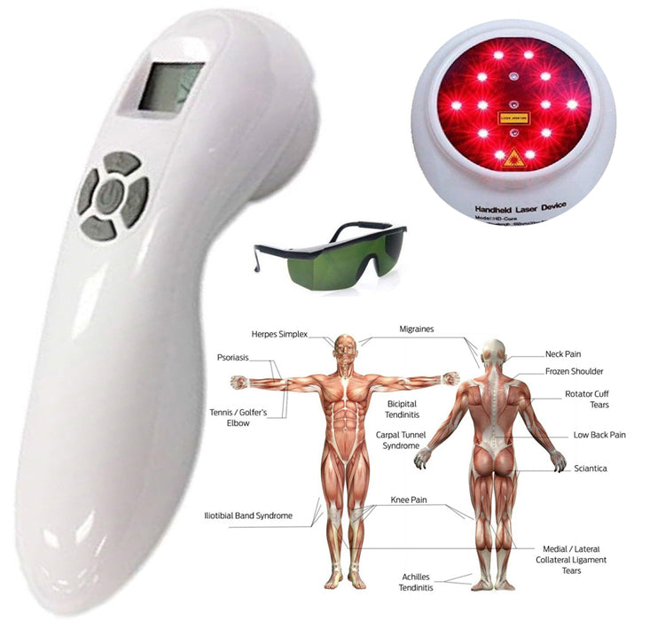YJT-P LLLT Cold Laser Pain Laser Physical Therapy Device Portable Apparatus Like B Cure for Joint Neck Knee Back Shoulder - Image 5